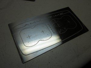 [Etched faceplate]